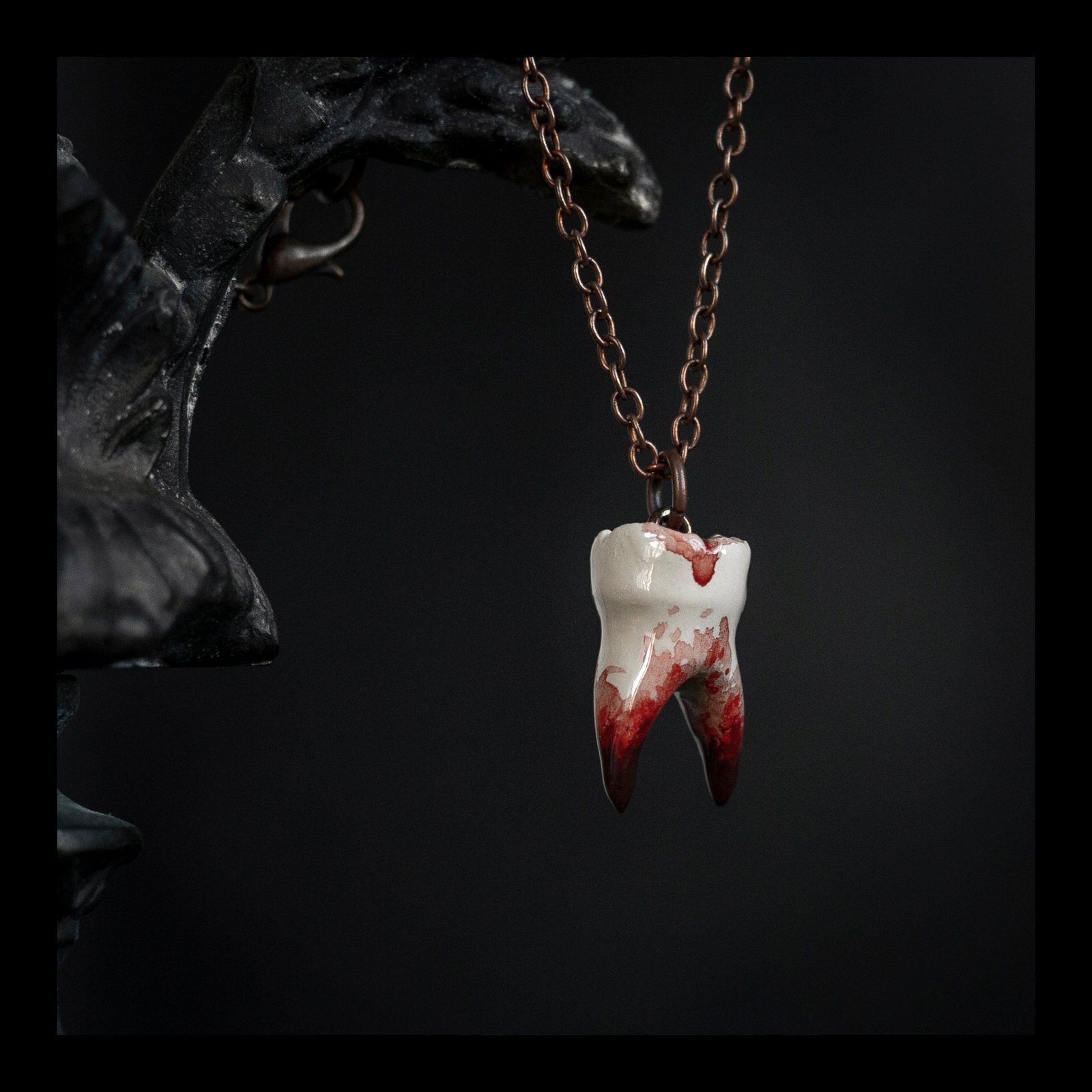 Teeth Necklace. Human Tooth Jewellery. Tooth necklaces. Dark Jewellery  skeleton | eBay