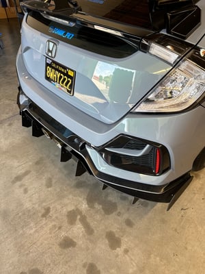 Image of 2016-2021 Honda Civic Sport “V3” rear diffuser