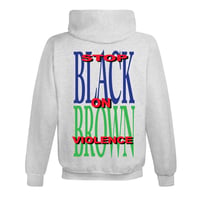 Image 2 of Power & Pride Grey Hoodie