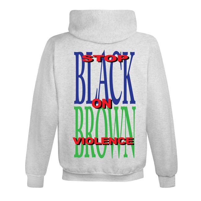 Power & Pride Grey Hoodie