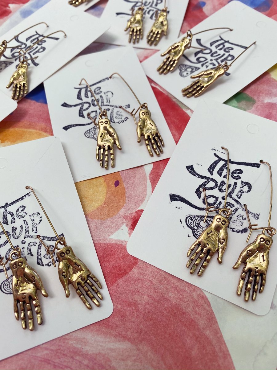 Image of THE ART OF PALMISTRY EARRINGS