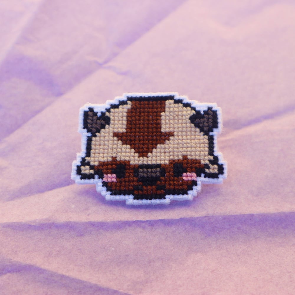 Image of Cross Stitch Appa Iron On Patch