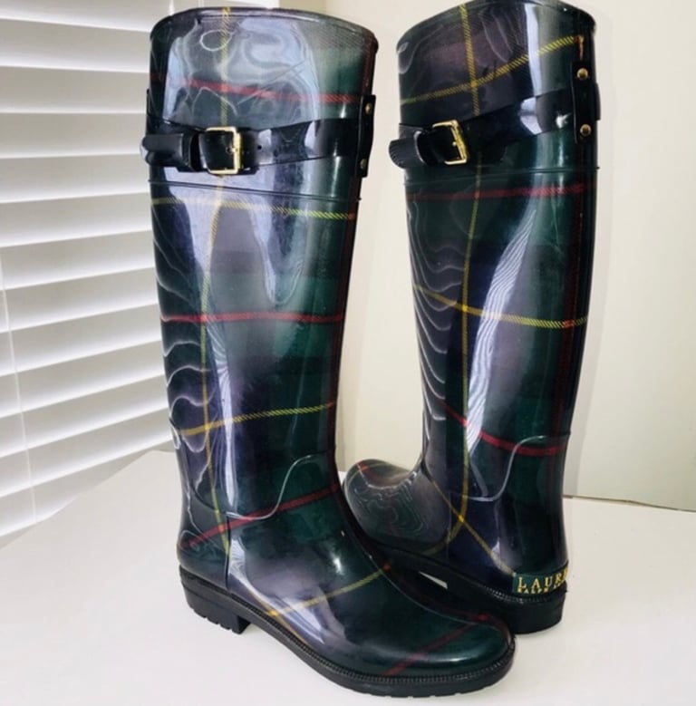 Ralph Lauren long rain boots 