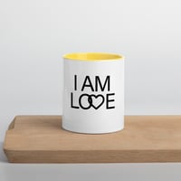 Image 1 of Icaniam “❤️ Not Hate”Mug with Color Inside