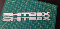 Image 2 of SHITBOX Emblem - EF Civic / CRX Raised Letter Font