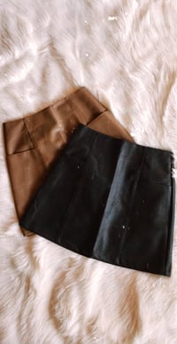 Image 2 of Rebecca Faux Leather Skirt