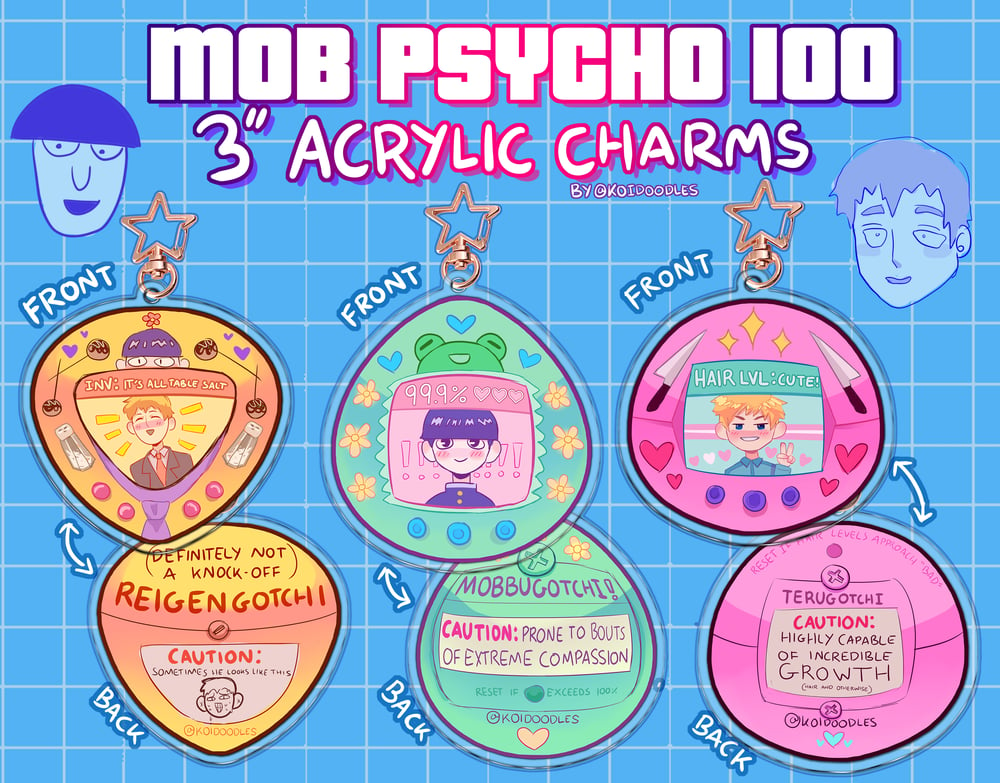 Mp100 Tamagotchis Charms Koidoodles