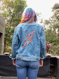 Image of Lightning Bolt Jean Jacket