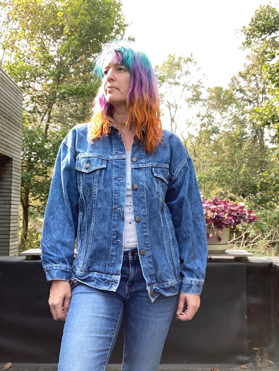 Wolf Jean Jacket | Nic and the Newfie