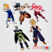 Image 2 of DRAGON BALL ( GOKU , GOHAN , JIREN , CELL , VEGETA ) Slaps, Diecut