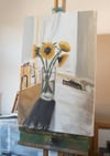 Vase of Sunflowers (Original Painting)