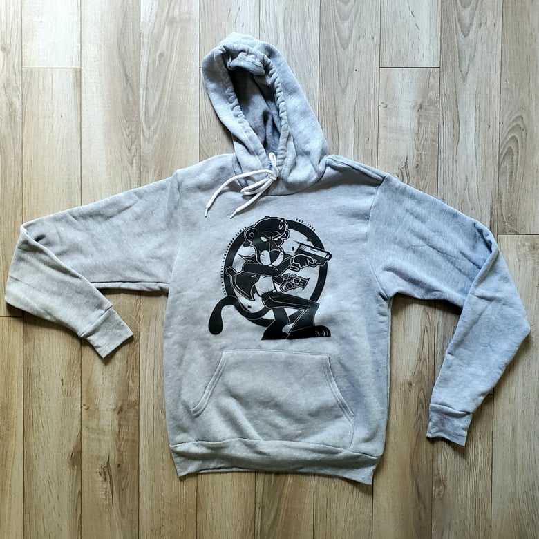 Image of Black Panther hoodie (heather grey)
