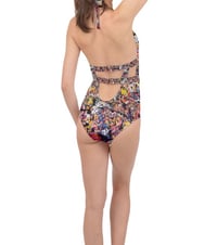 Image 2 of Cut out one piece swimsuit. Size  L. “Not so mellow yellow” (last one)