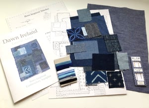 Japanese Boro Inspired Embroidery Sampler Kit