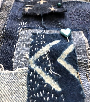 Japanese Boro Inspired Embroidery Sampler Kit