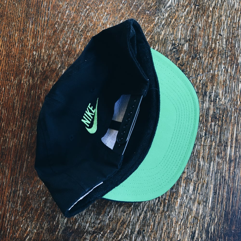 Image of Original 1993 Nike Barkley Vs. Godzilla SnapBack Hat.