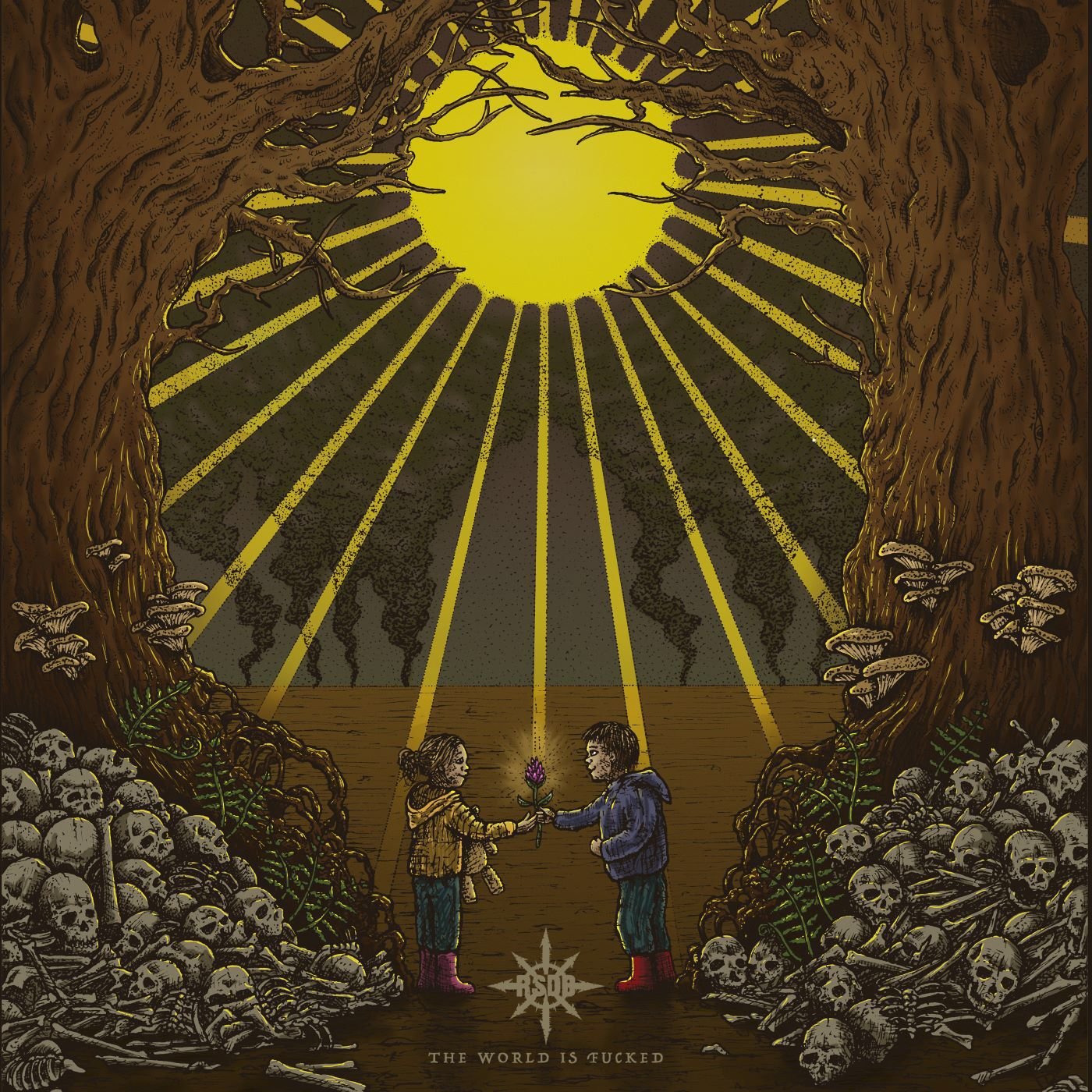 Image of The World Is Fucked - Compact disc 4 page digi pack