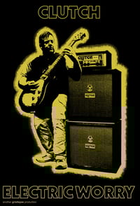 Image 1 of "ELECTRIC WORRY" SCREENED POSTER