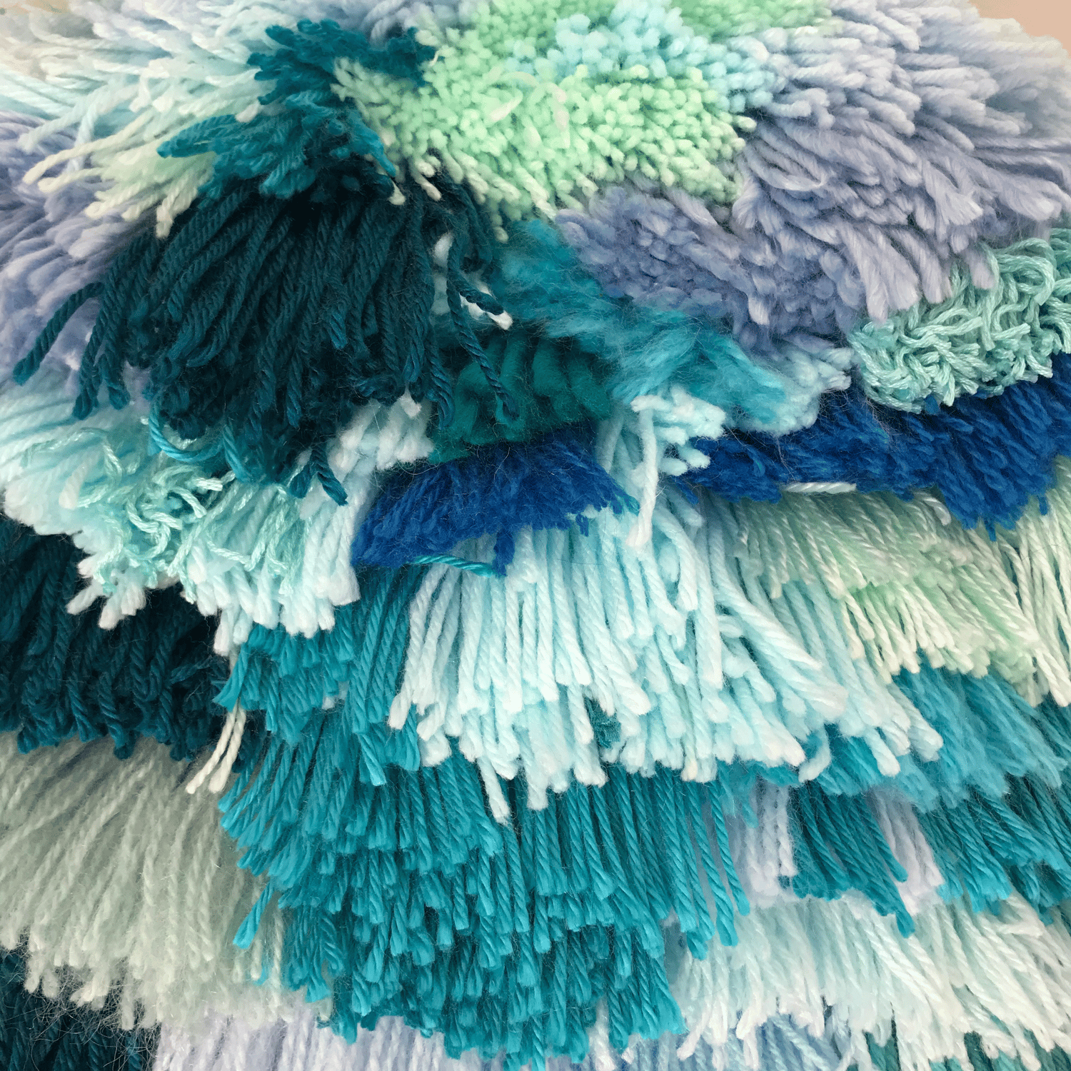 Image of *CLEARANCE* Blue Tassel Weaving 