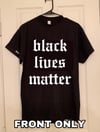 Plain Black BLM T-Shirts