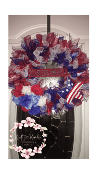 Image 4 of Deco Mesh Wreath