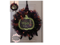 Image 1 of Deco Mesh Wreath