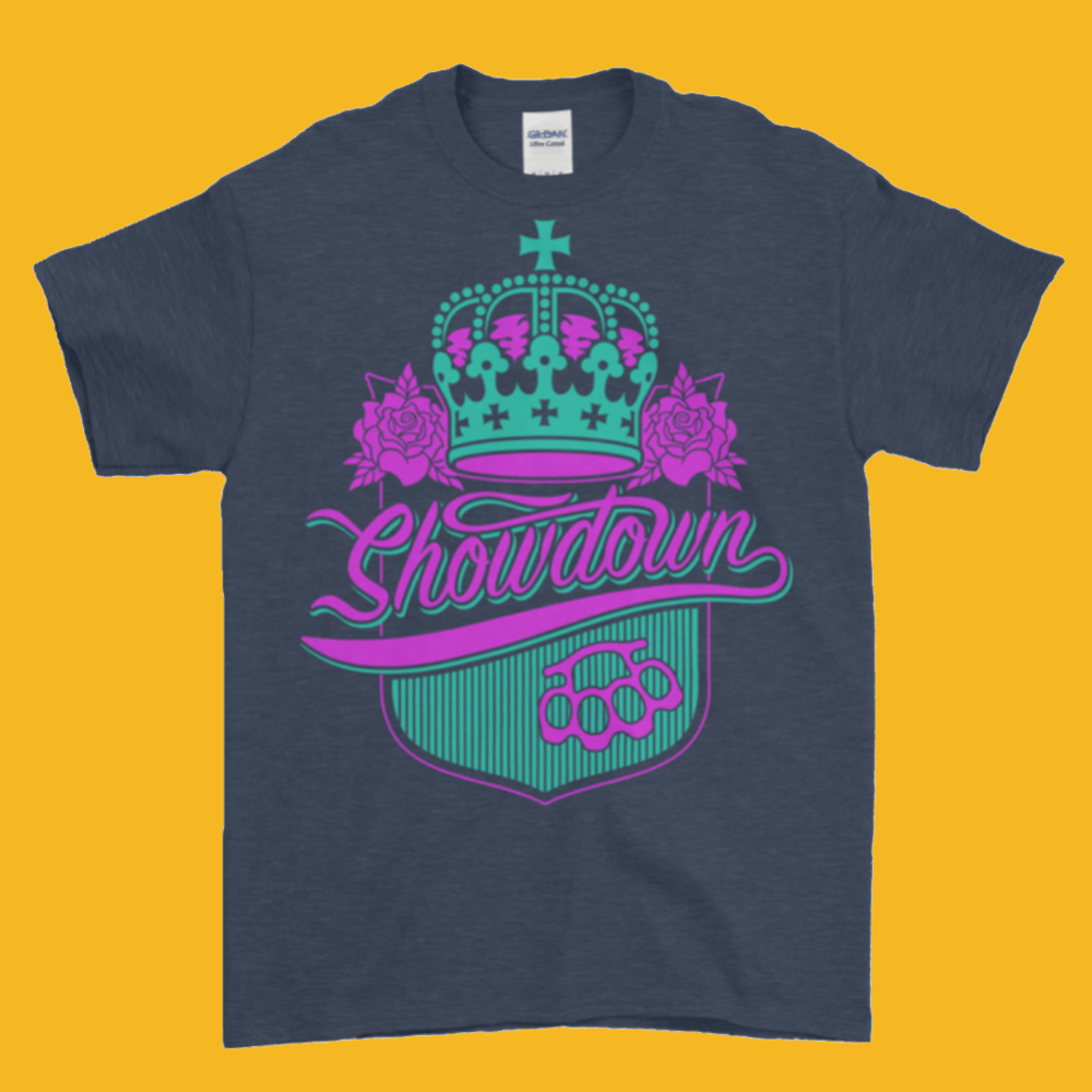 Showdown - Shield Tee (Heather Navy)