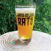 Image 4 of Land of the Rats “Mohawk Jack” 16 oz. pub glass