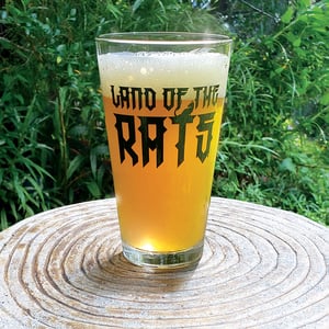 Land of the Rats “Mohawk Jack” 16 oz. pub glass