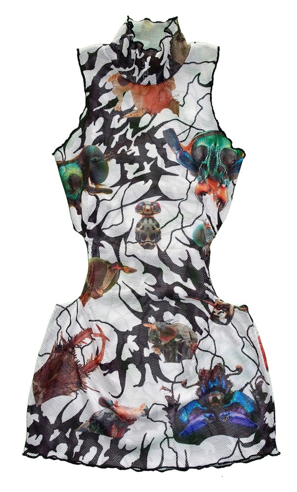 Image of Ungeziefer’ cut-out dress (white)