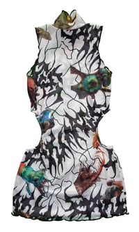 Image 2 of Ungeziefer’ cut-out dress (white)