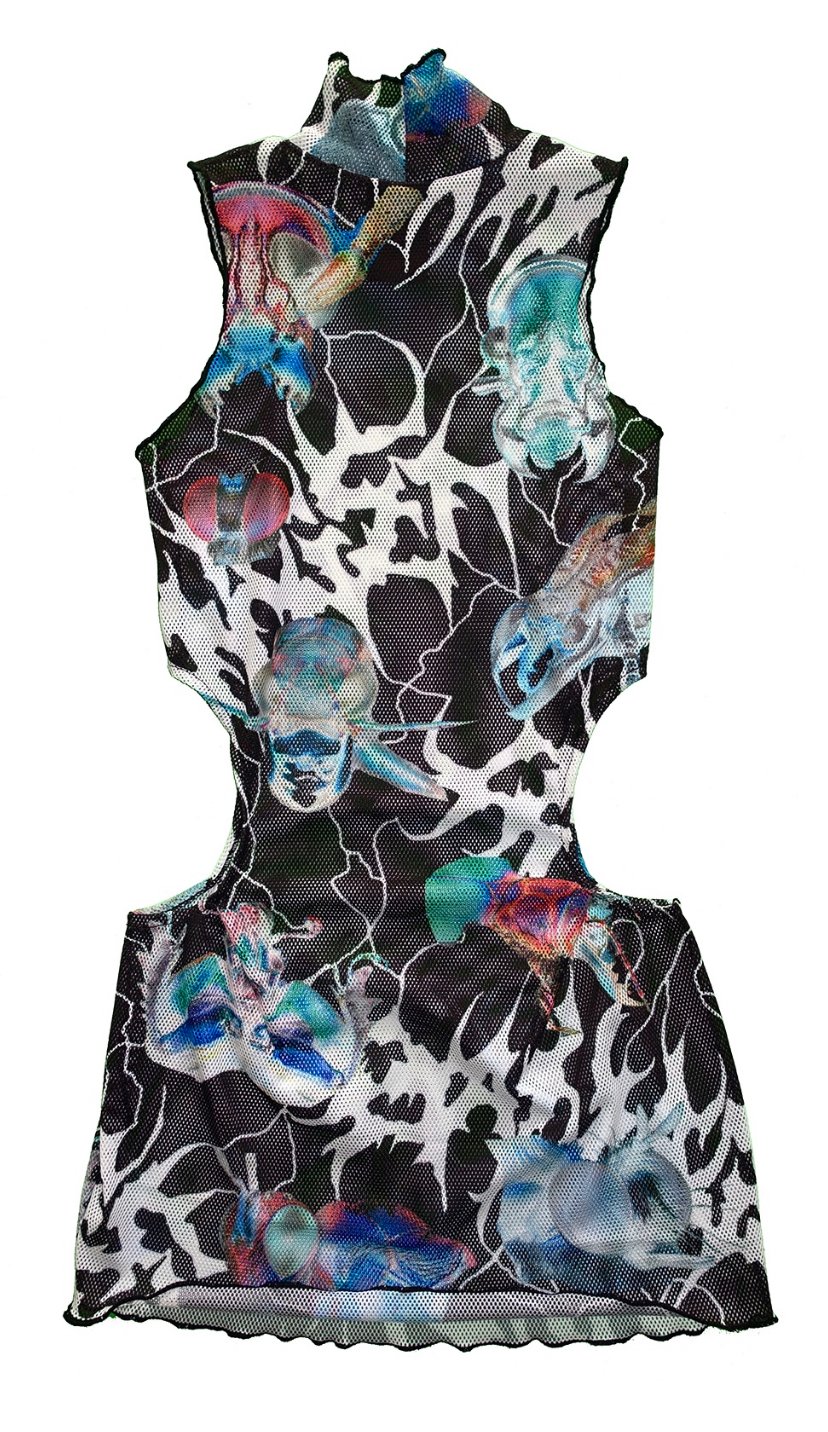 Image of Ungeziefer’ cut-out dress (black)
