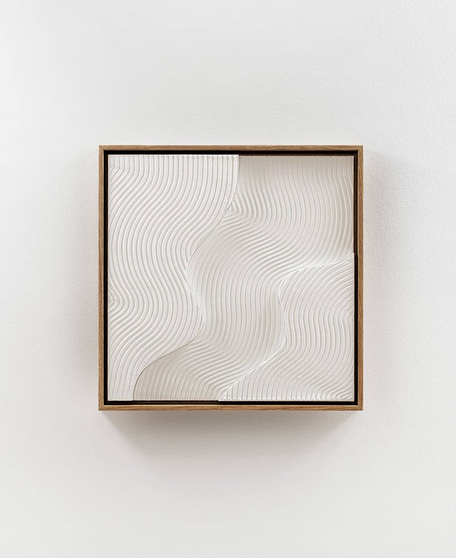 Image of Waves Relief · White No. 5