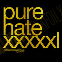 Image 2 of PURE HATE FOIL SHIRT(IN STOCK)