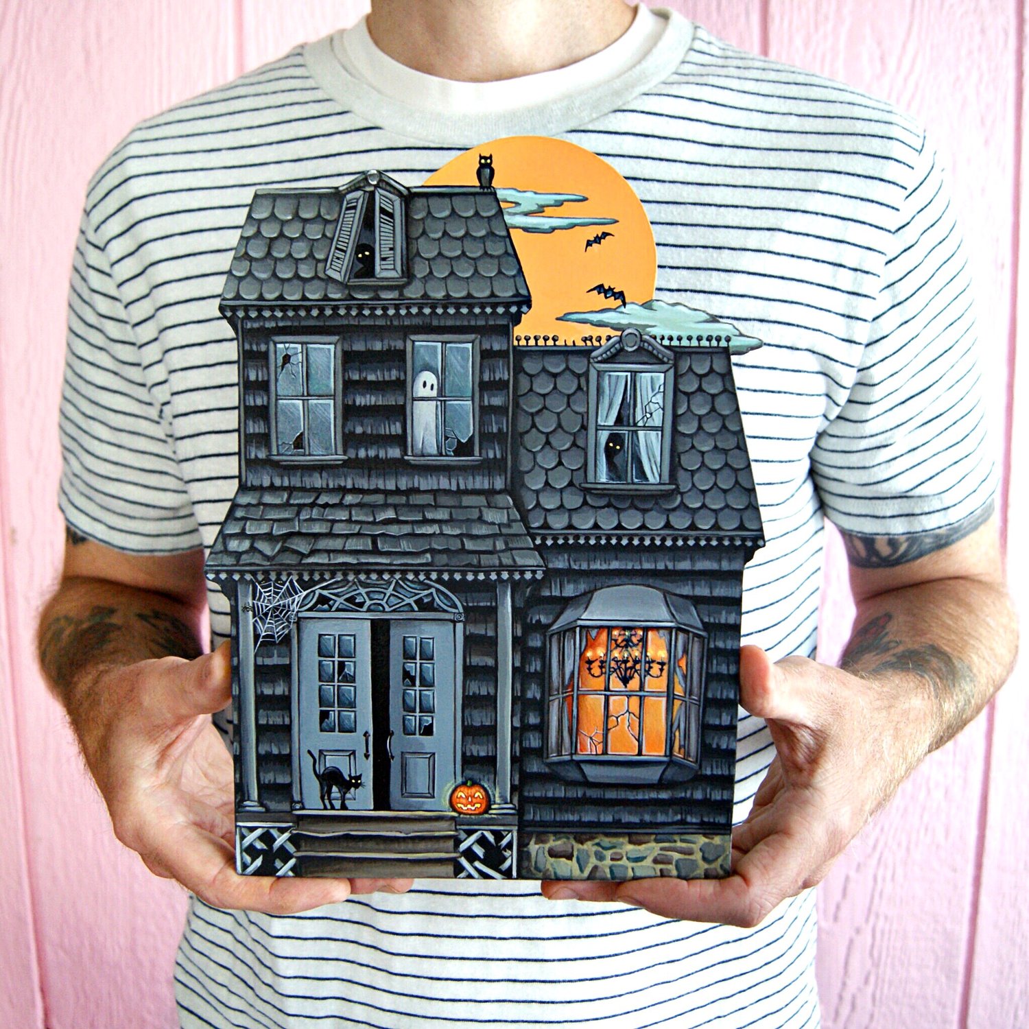 Image of Haunted House plaque 