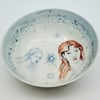 "Dreaming of a Stardust Sister" Porcelain Bowl