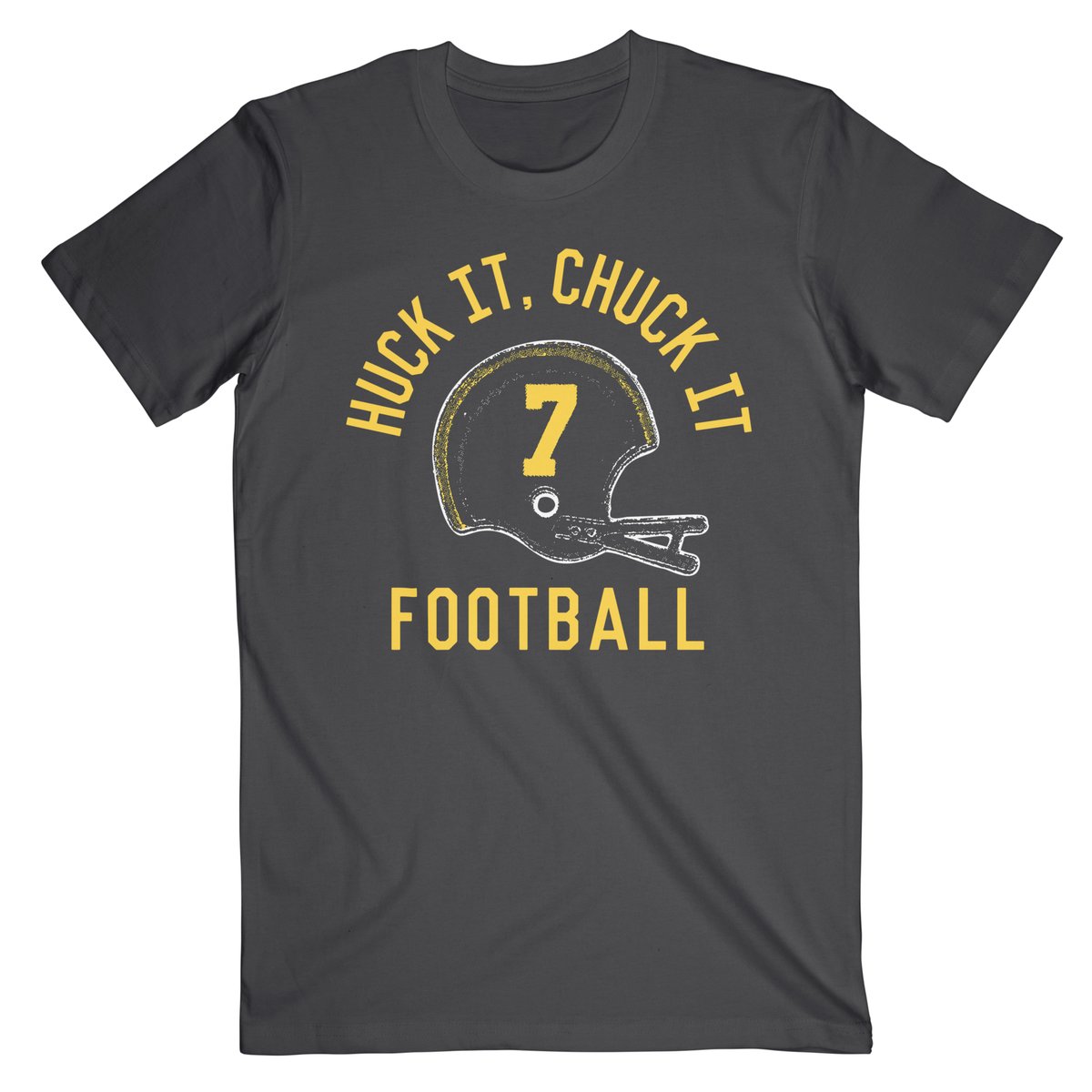 huck it chuck it football shirt