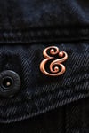 Ampersand Lapel Pin