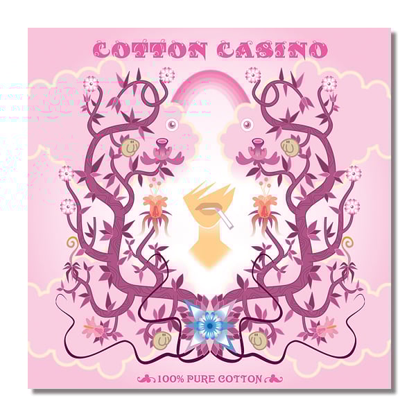 COTTON CASINO. '100% Pure Cotton' White Vinyl 7"