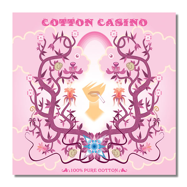 COTTON CASINO. '100% Pure Cotton' White Vinyl 7"