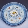 Large Goldfinch Garden Handpainted PorcelainPlatter