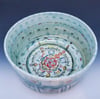 Mandala Textile Serving Porcelain Bowl