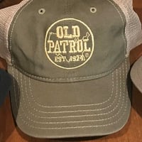 Image 1 of OLD PATROL OLIVE MESH CAP