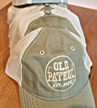Image of OLD PATROL OLIVE MESH CAP