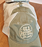 Image 2 of OLD PATROL OLIVE MESH CAP