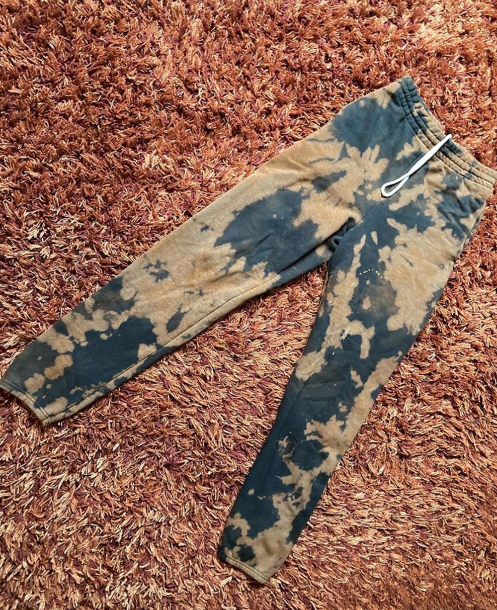 BLACK/BROWN BLEACH DYED SET