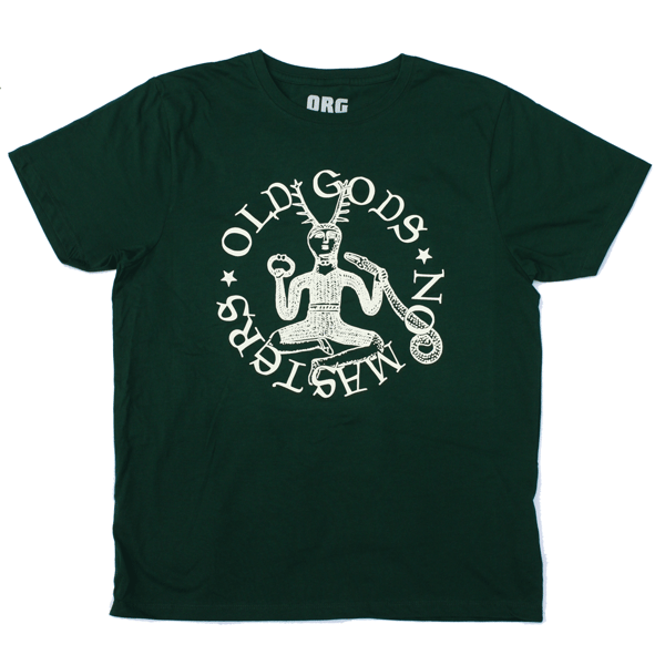 Image of OLD GODS T SHIRT - GREEN