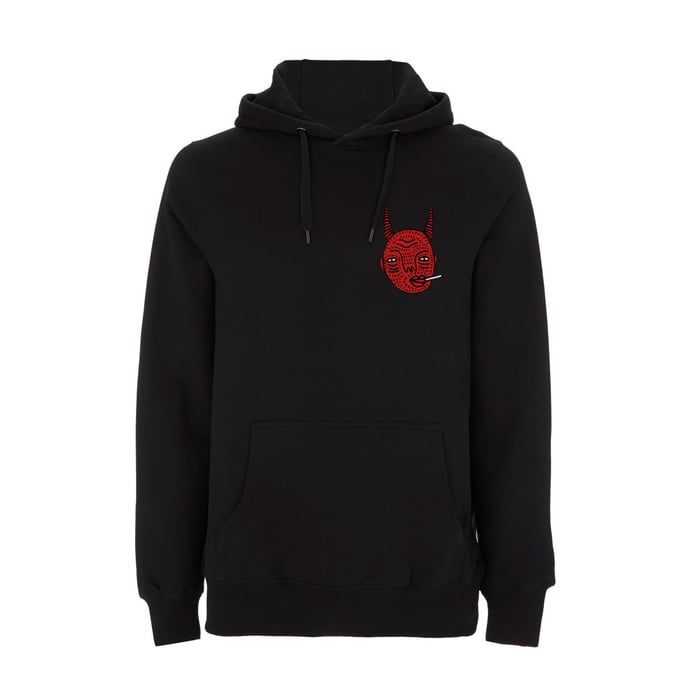Image of Black Devil Hoodie - By Polly Nor