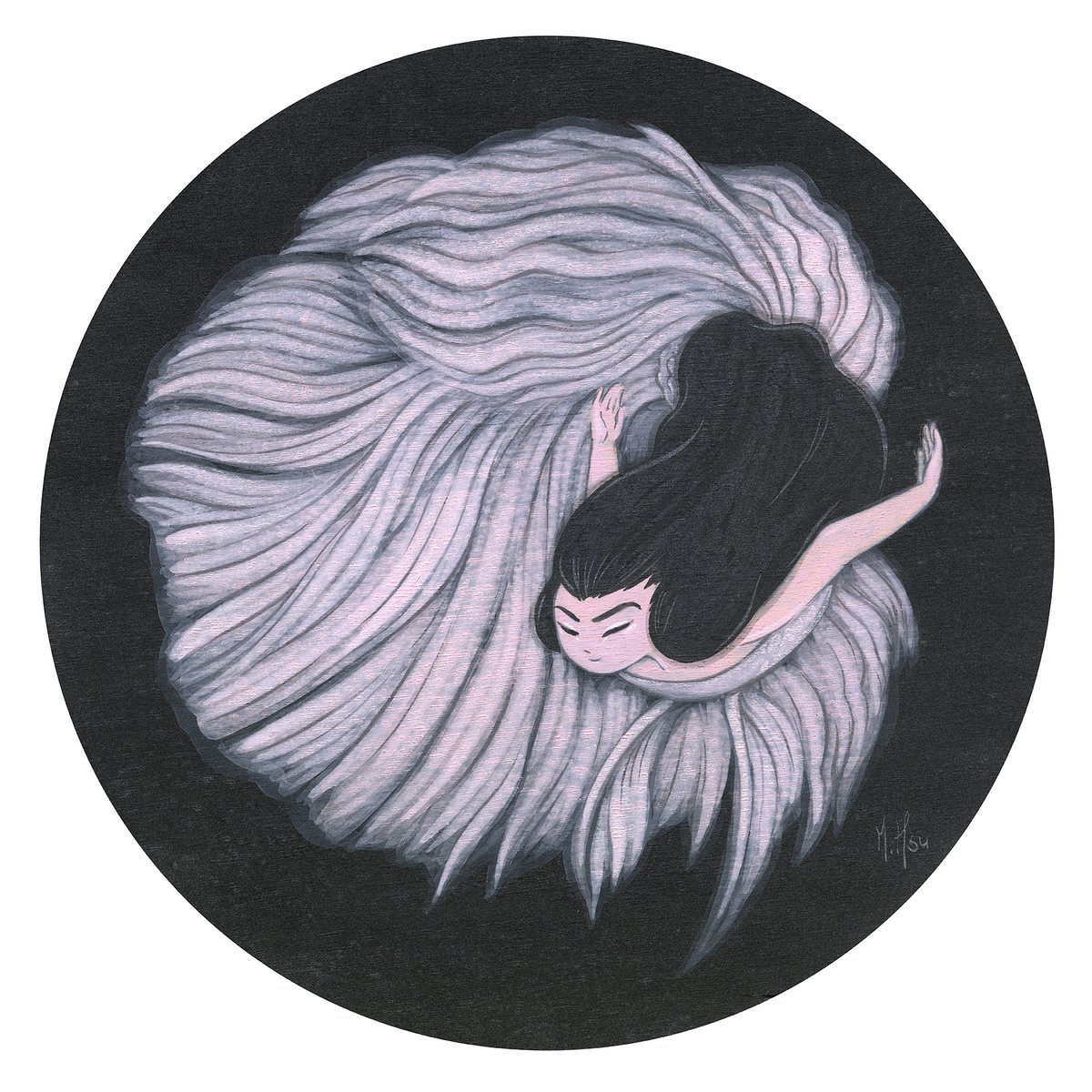 Siren- Luna, the Fighting Spirit Original Painting