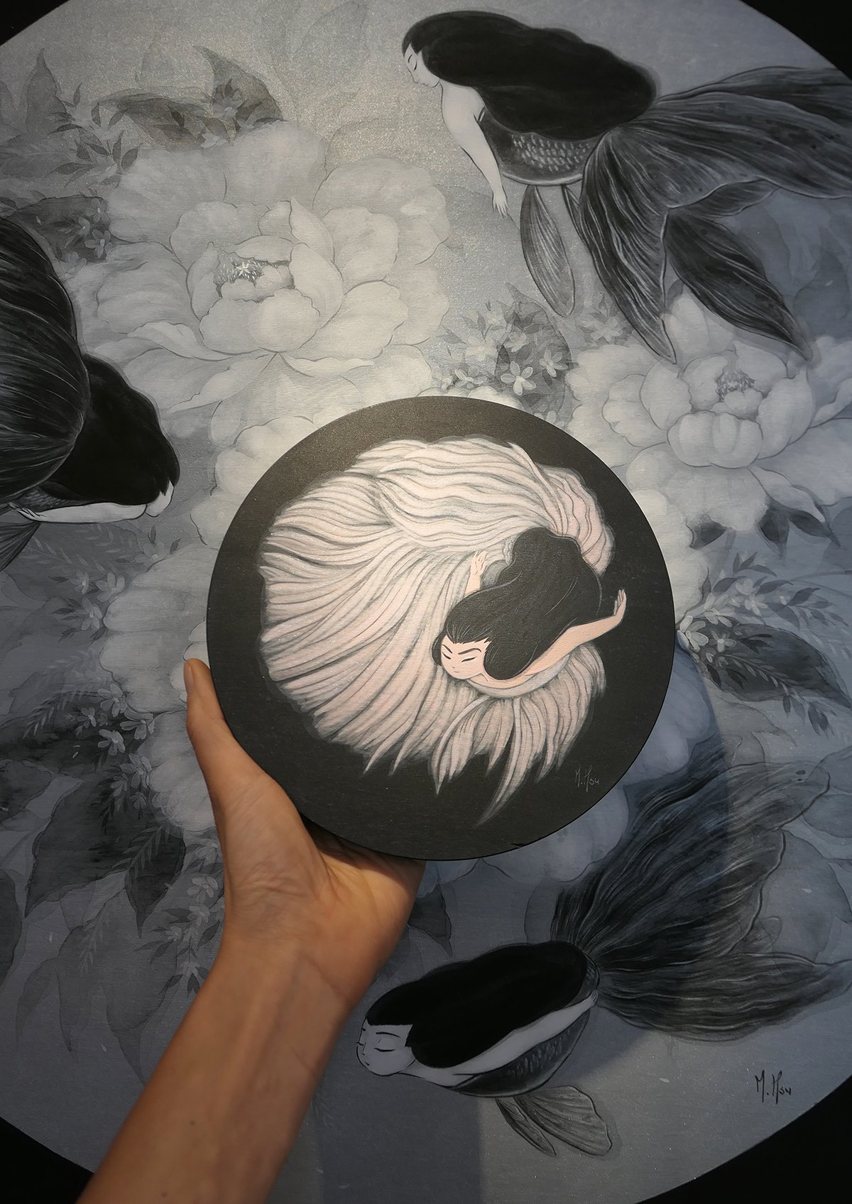 Siren- Luna, the Fighting Spirit Original Painting